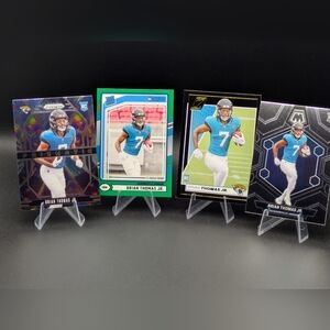2024 Mosaic Prizm Donruss Zenith Rated Rookie RC Brian Thomas Jr Jaguars Lot